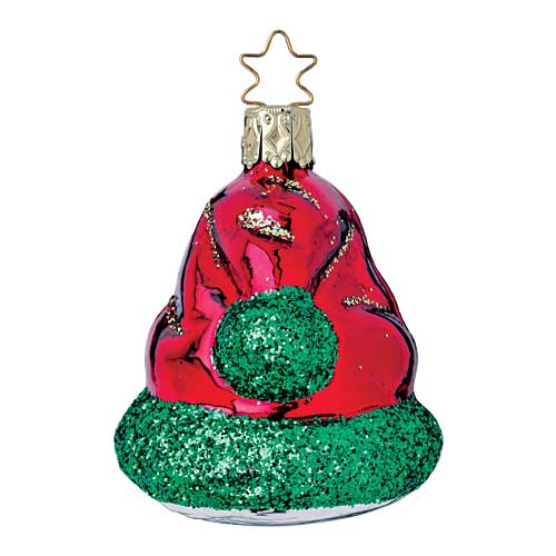 Santa Chapeau Ornament by Inge Glas of Germany