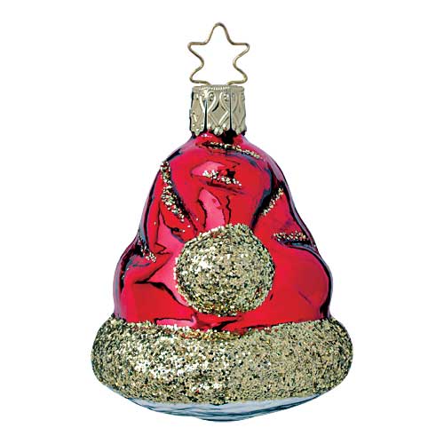 Santa Chapeau Ornament by Inge Glas of Germany
