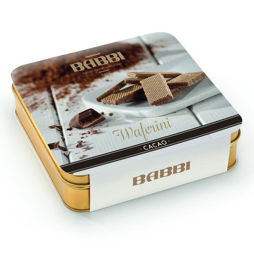 BABBI Waferini Gold Tin Chocolate Filled Wafers