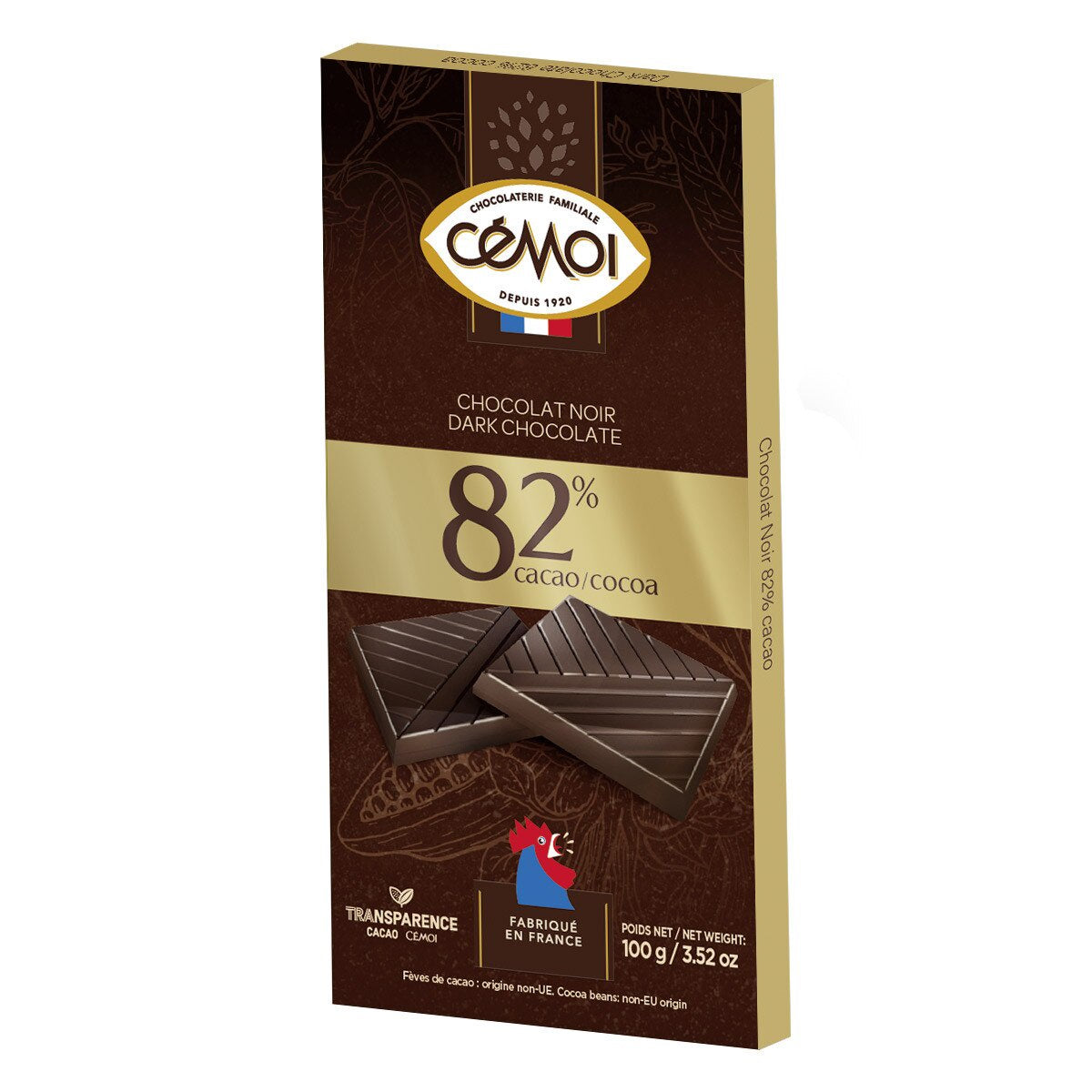 Cemoi 82% Dark Chocolate Bar