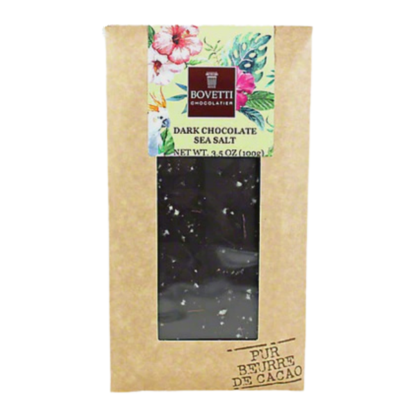 Bovetti Dark Chocolate "Flour de Sel" Sea Salt Bar