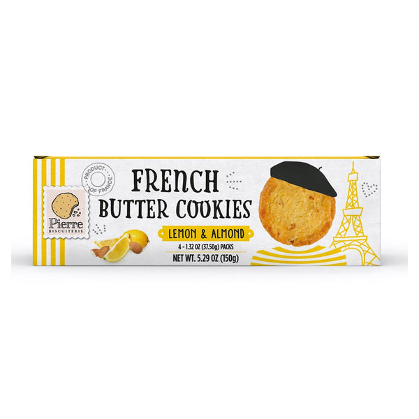Pierre Biscuiterie Butter Cookies With Lemon and Almond