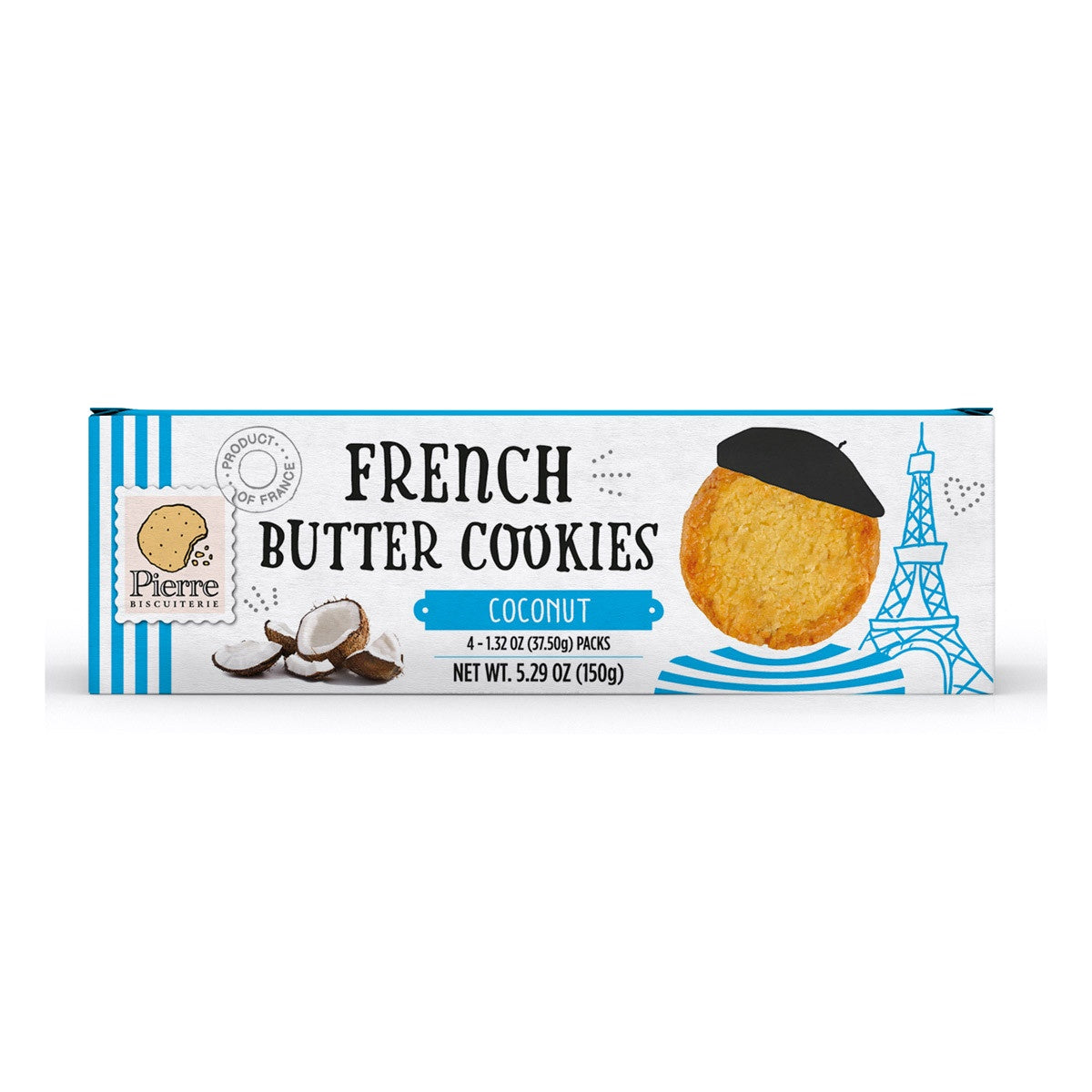 Pierre Biscuiterie Butter Cookies With Coconut