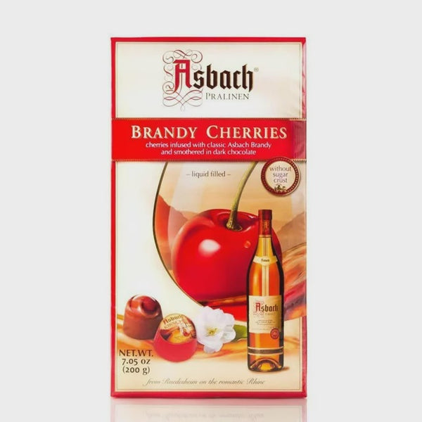 Asbach Brandy Infused Chocolate Covered Cherries 7.05Oz