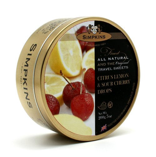 Simpkins Citrus Lemon and Sour Cherry Drops