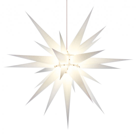 Moravian Star, white paper, 31