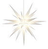 Moravian Star, white paper, 31" by Herrnehuter
