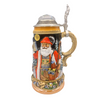 Alpine Santa and Silent Night Chapel with Crystal Lid Stein by King-Werk GmbH