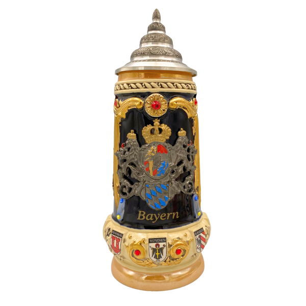 Bavarian Coat of Arms with Swarvski Embelleshments Stein by King Werk GmbH and Co