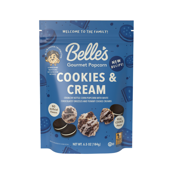 Belle's Cookies and Cream Popcorn