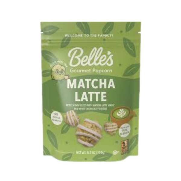 Belle's Matcha Latte Popcorn