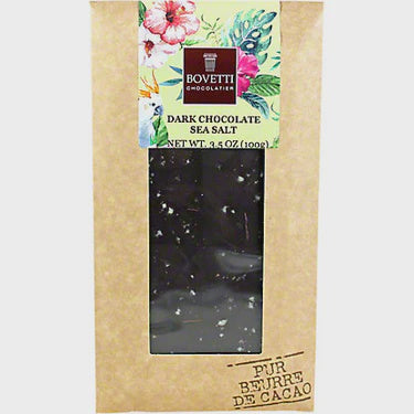 Bovetti Dark Chocolate "Flour de Sel" Sea Salt Bar