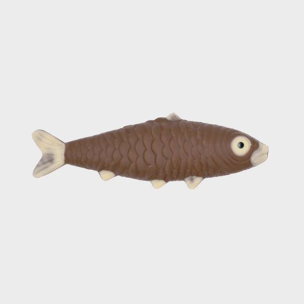 Bovetti Milk Chocolate Sardine with White Chocolate Design
