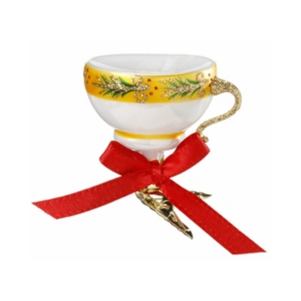 Spot of Tea Teacup Ornament by Inge Glas of Germany