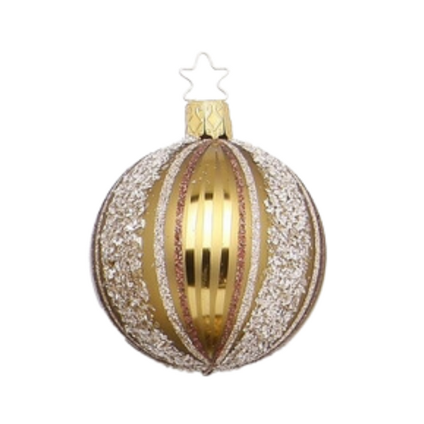 Sparkling Ball, 8cm by Inge Glas of Germany