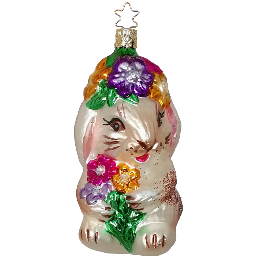 Blossom bunny rabbit by Inge Glas of Germany