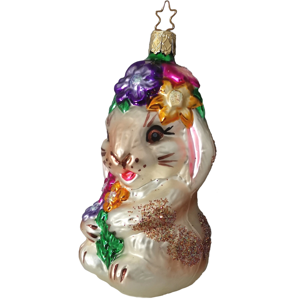 Blossom bunny rabbit by Inge Glas of Germany