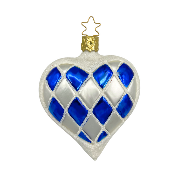 Bavarian Love Ornament by Inge Glas of Germany