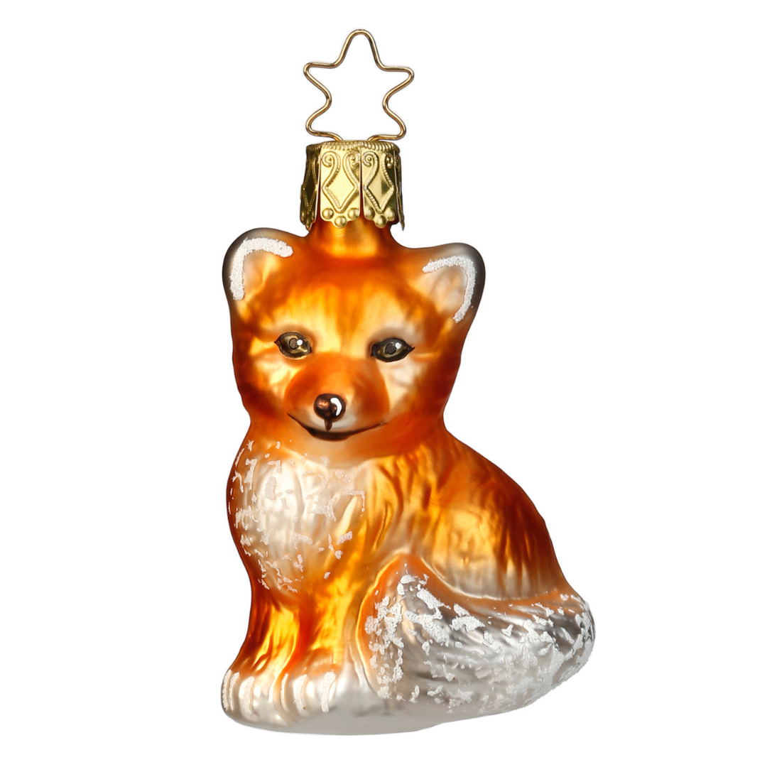 Fox Pup Ornament by Inge Glas of Germany