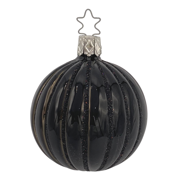 Amorous Ball, black, 6cm by Inge Glas of Germany