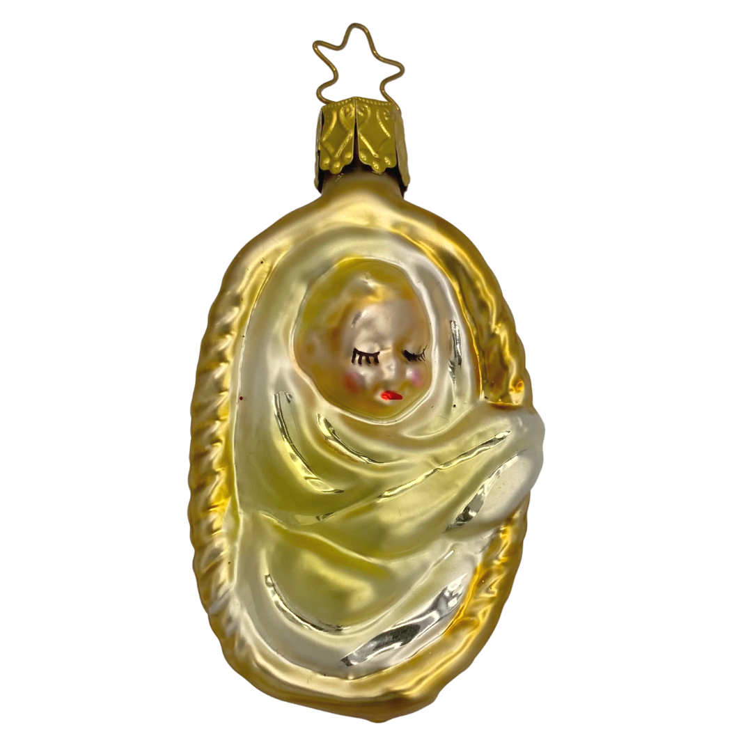 Baby Moses Ornament by Inge Glas of Germany