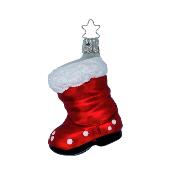 Santa's Boot, with dots by Inge Glas of Germany