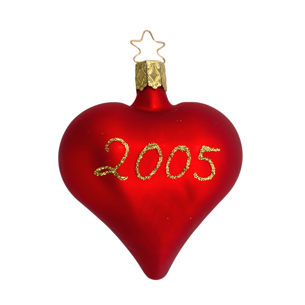 2005 Birthday or Anniversary Heart