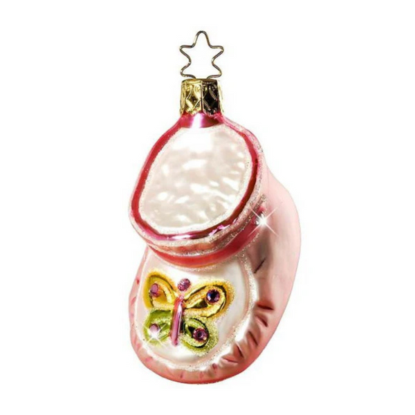 Baby Bootie with Swarovski Crystals by Inge Glas of Germany