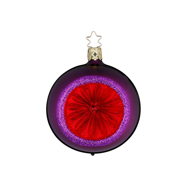 Sparkling Glory Reflector, royal violet shiny, 3.2" by Inge Glas of Germany