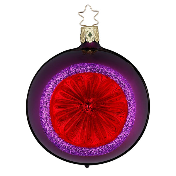 Sparkling Glory Reflector, royal violet shiny, 4" by Inge Glas of Germany