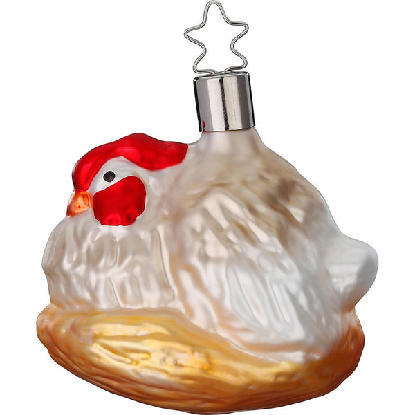 Sitting Hen by Inge Glas of Germany
