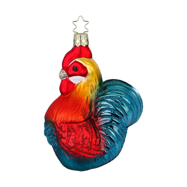 Rooster, vibrant by Inge Glas of Germany