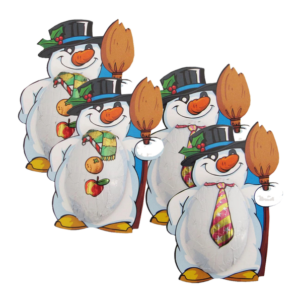 STORZ Milk Chocolate Snowman Assorted pack of 4