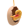 Papier Mache Egg with Yellow Duckling by Ino Schaller