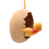 Papier Mache Egg with Yellow Duckling by Ino Schaller