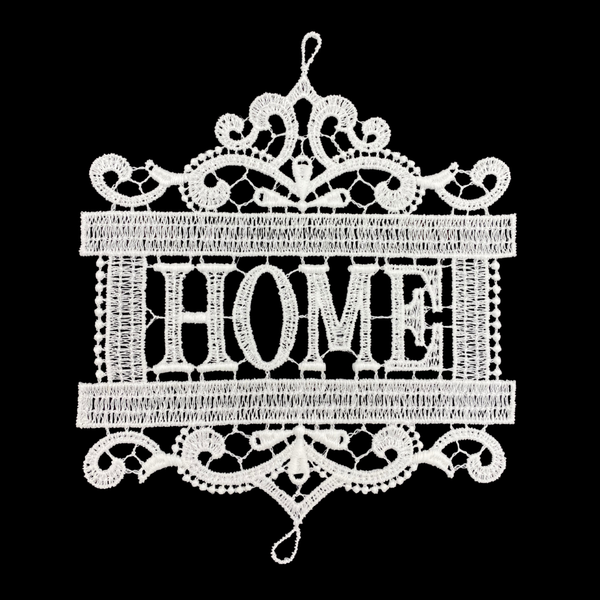 Home Large Lace Ornament by StiVoTex Vogel