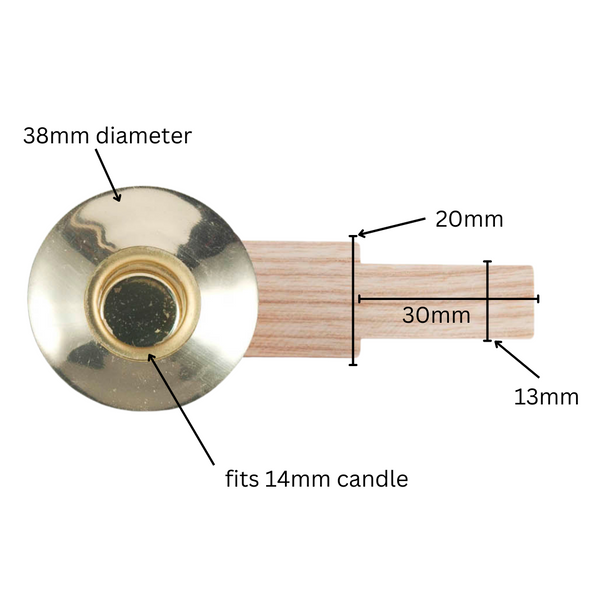 14 mm Replacement Candle Slider for German Pyramids