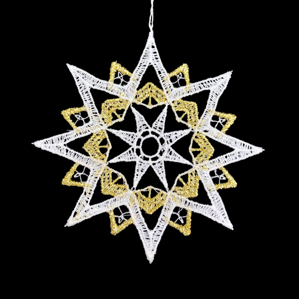Star with Gold #1 Ornament by StiVoTex Vogel