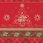 Alpine Christmas Luncheon Size Paper Napkins by Made by Paper and Design GmbH