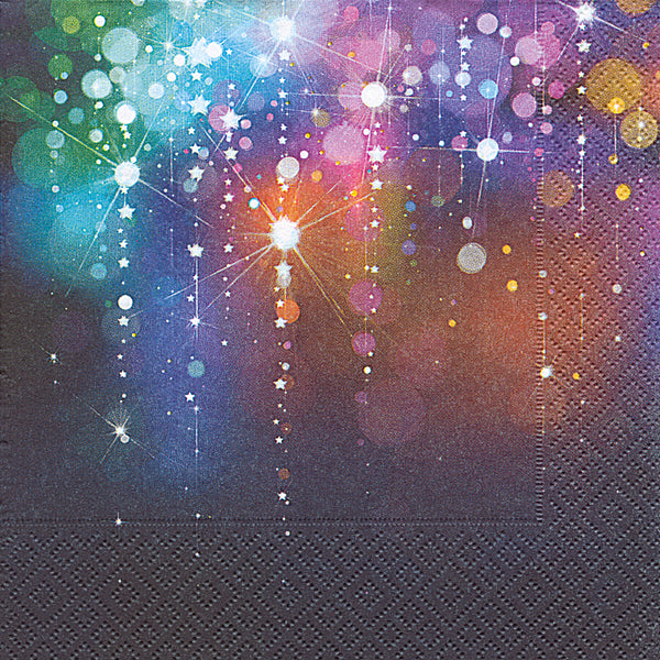 Purple Rain Paper Luncheon Size Paper Napkins