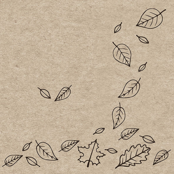 Autumn Fall Cocktail Size Paper Napkins