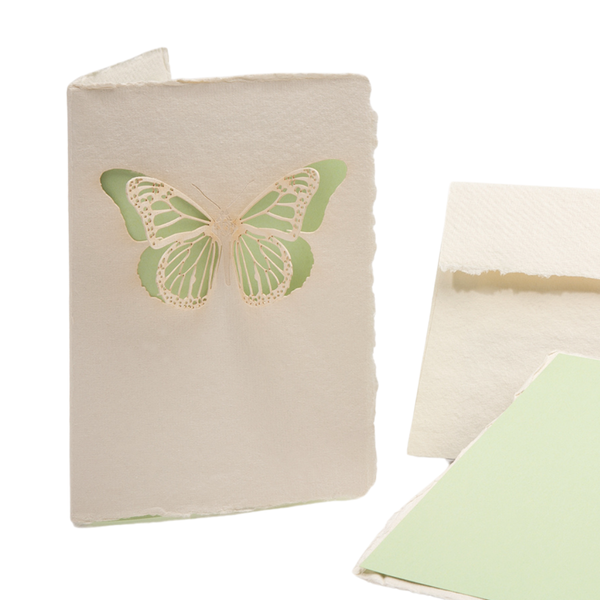 Butterfly Handmade Card by Formes-Berlin
