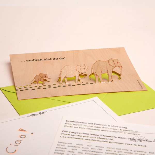 …endlich bist du da! (You made it!) with Elephants…endlich bist du da!