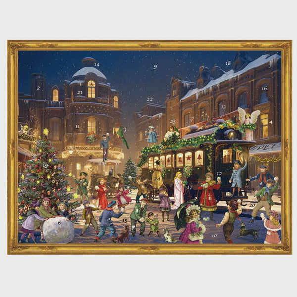 Christmas Train Station Advent Calendar by Richard Sellmer Verlag