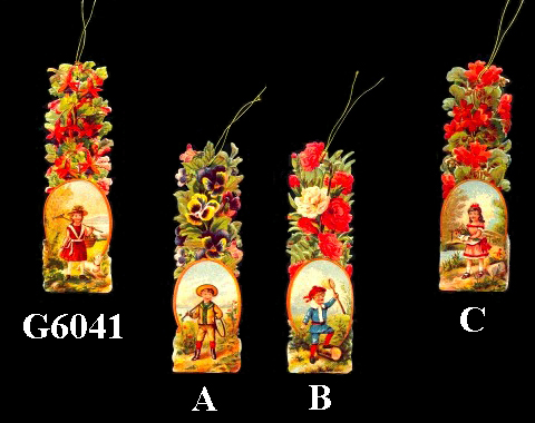 Victorian Style Scrap Children Bookmarks by Ernst Freihoff Papierwaren