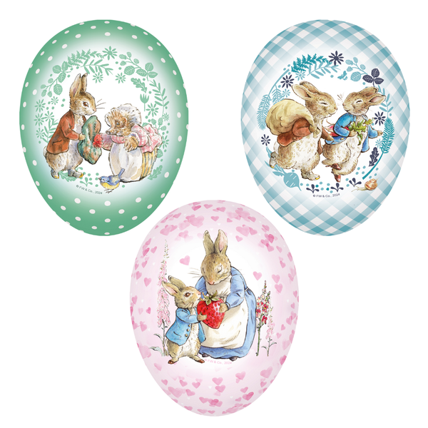 Peter Rabbit and Friends fillable Easter Eggs, 9cm by Nestler GmbH