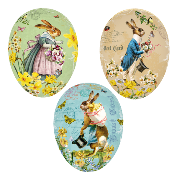 Bunny Mail fillable Easter Eggs, 15cm by Nestler GmbH