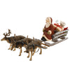 Santa Claus on Reindeer Sleigh by Marolin Manufaktur