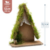 Wooden Stable with Pointed Roof, 12cm scale by Marolin Manufaktur