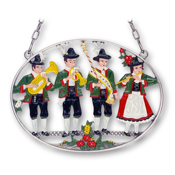 Musicians Hanging Pewter Picture by Kuehn Pewter